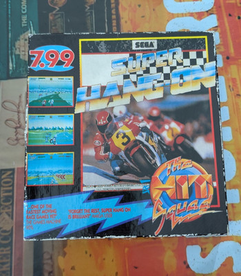 Super Hang On (Ocean 1987) Commodore Amiga (Disk, Manual, Box) works 16-bit