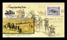 8¢ TROOPS GUARDING TRAIN FIRST DAY OF ISSUE COVER 1998 TRANS MISSISSIPPI SET