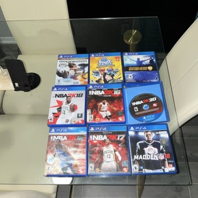 2K, EA Sports, Blizzard, Activision PS4 Game Lot NBA 2K, Madden, Overwatch