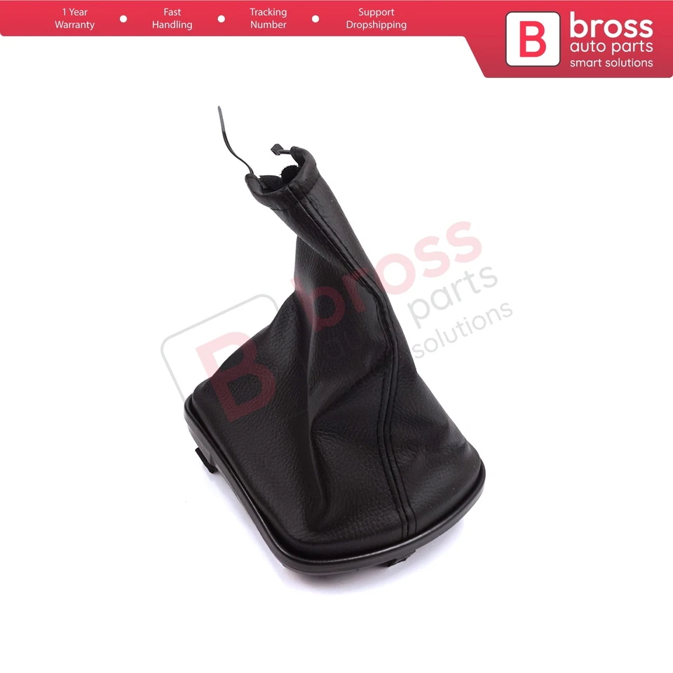 Bross BSP897 Gear Shift Stick Black Boot Gaiter 735417451 for Fiat Linea Punto - Imagen 3 de 4