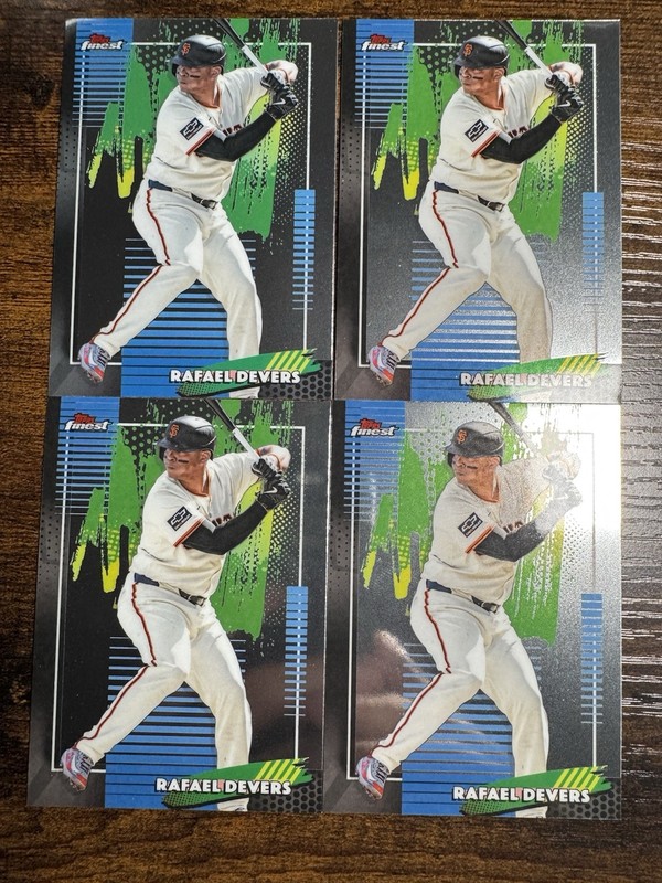 4x 2026 Topps Finest Rafael Devers #19 Common San Francisco Giants