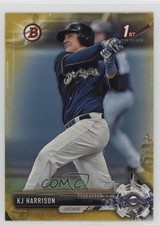 2017 Bowman Draft Gold 50/50 KJ Harrison #BD-110 4d3