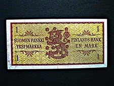 Finnland  1 Markka  gute Erhaltung !!
