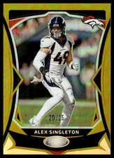 2024 Panini Certified Mirror Gold Alex Singleton 20/25 #6