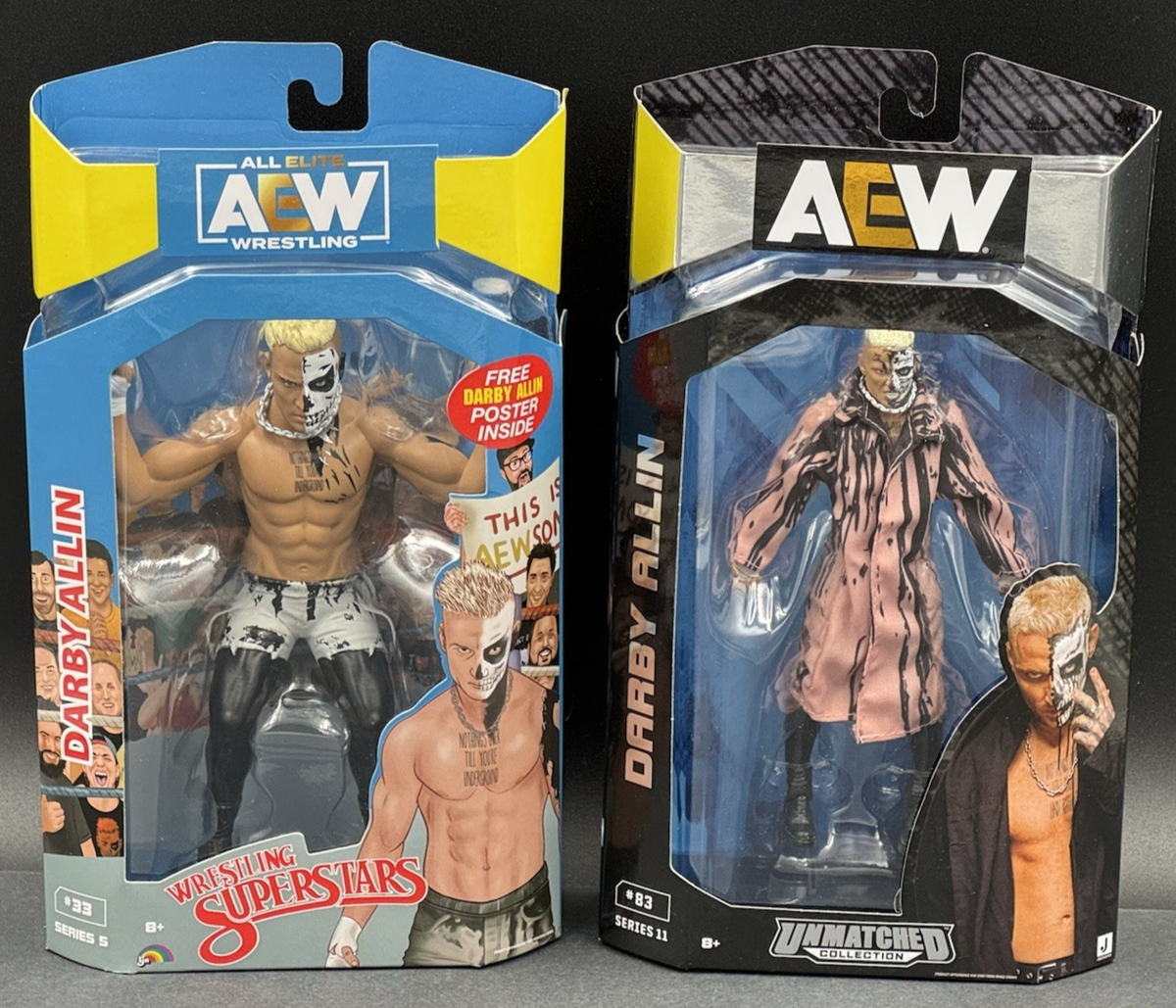 AEW アクションフィギュア セット シリーズ11海外限定 AEW Darby Allin Set Unmatched Series 11 #83 and Superstars Series