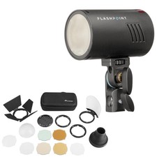 Flashpoint XPLOR 100 Pro TTL R2 Pocket Flash Kit With Round Head Accessory KIt