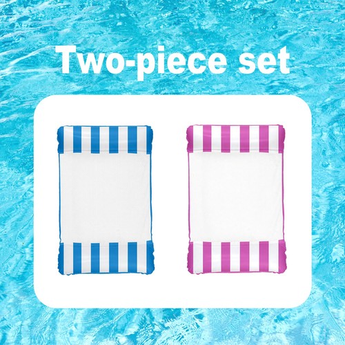 BCWATERFUNPD Upgraded Pool Floats Adult - 2 Pack, Inflatable Mesh Floating Ra... - Picture 5 of 7
