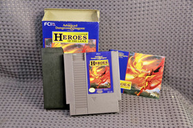 Dungeons & Dragons Heroes of the Lance (Nintendo NES) Complete CIB Authentic