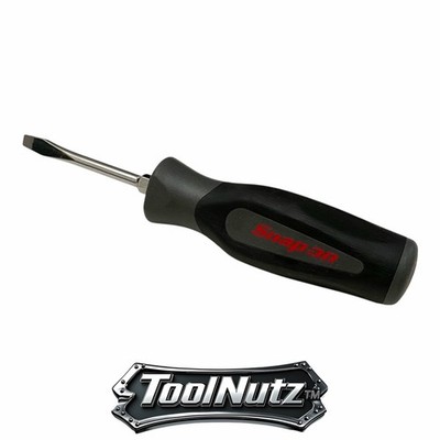 Snap-on Tools NEW SGD2BDT 7/32'' Flat Tip Dark GRAY Soft Grip Screwdriver USA