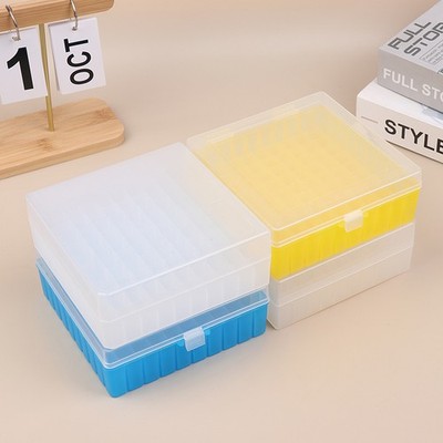 100 Holes Laboratory Plastic Test Tube Box Buckle Centrifuge Tube Storage Box