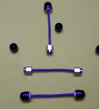 Five New MINIBEND-2.5 Microwave cable Male SMA Tested .3dB loss @ 26.5GHz
