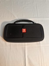 Official OEM Nintendo Switch 10 Carrying Case Black Hard Shell W/Game Storage