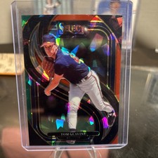 2025 Panini Select Baseball Tom Glavine Tri Color Cracked Ice Hall Of Fame!