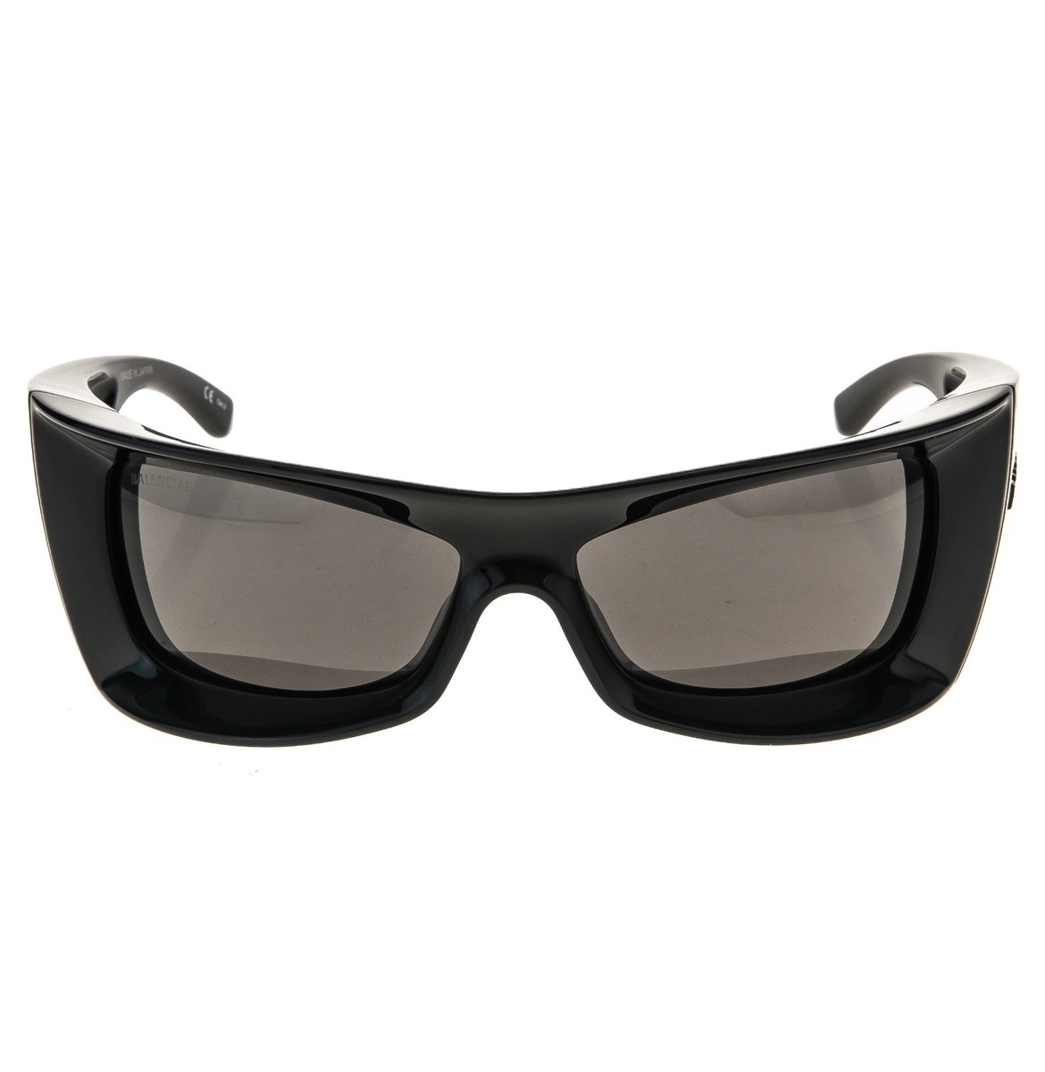 BALENCIAGA BB0156S 0156 EXTREME Oversized Wrap Black Bold Unisex