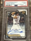 2024 Bowman Draft Konnor Griffin 1st Chrome Auto (RC) #CPA-KG Pirates PSA 9🔥