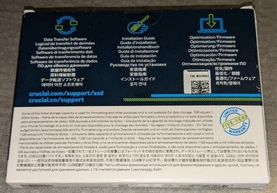 Crucial MX500 2TB Internal SATA 6GB 2.5'' (CT2000MX500SSD1) SSD