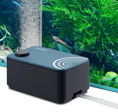 Cherlam Fish Aquarium Pump, Blue Oxygen 5W Dual Outlets (NEW IN BOX)