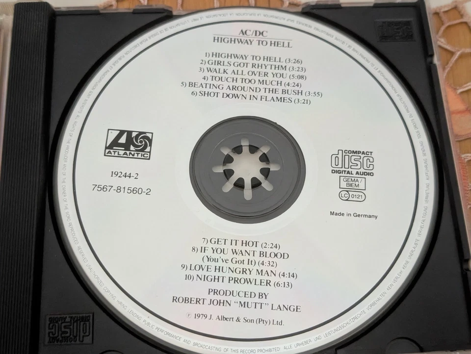AC/DC - HIGHWAY TO HELL - 1979 Atlantic Hard Rock Girls got Rhythm Get it hot - Bild 3 von 4