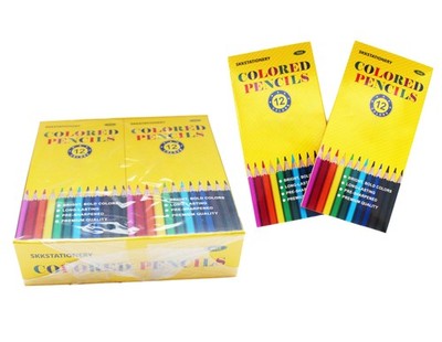 SKKSTATIONERY 144Pcs Colored Pencils, Pre-sharpened, coloring pencils for adu...