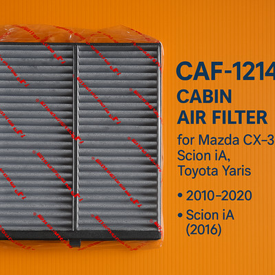 CAF-12140-C Cabin Air Filter for Mazda CX-3, Scion iA, Toyota Yaris