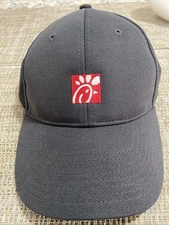 Chick-Fil-A Team Style Hat Cap Adjustable Strapback Gray Embroidered Logo oobe