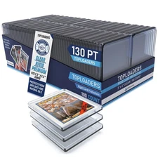 Premium Seamless 20PT - 360PT Thick Top Loaders for Cards | Top Loader Card H...