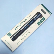 Uni Kuru Toga Wood Mechanical Pencil 0.5mm Steel Gray M5KW1P.23 Mitsubishi