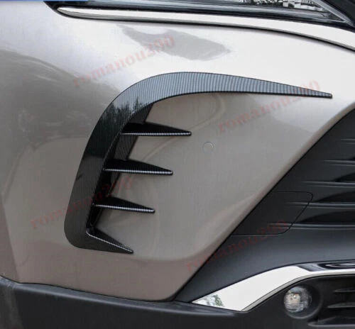For Toyota Venza 2021-2023Carbon Fiber New Front Bumper Vent Molding Cover Trim - Изображение 3 из 4