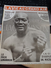 Old French Original Print 1911 Boxing  James Jeffries Jack Johnson My Fights