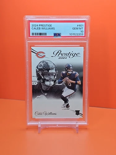 🟠🐻🔵 2024 PRESTIGE CALEB WILLIAMS #401 SP PSA 10 💎 MINT CHICAGO BEARS 🔵🐻🟠