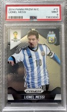 2014 Panini Prizm World Cup Lionel Messi #12 Argentina PSA 9 Mint