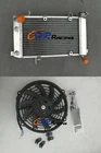 3ROW Aluminum Radiator+FAN For 2009-2014 Suzuki LTZ400 KFX400 DVX400