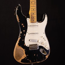 Nash S-57 Heavy Relic Electric Guitar W/jbe Hotrail In Bridge, Black, Relic Ohsc