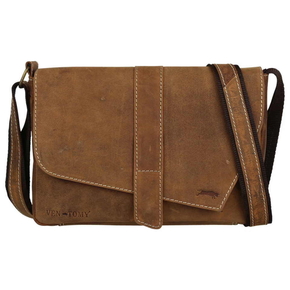 Ven Tomy Damen Leder Umhängetasche Schultertasche Crossbody Bag 4041