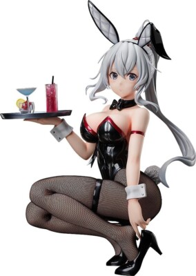 FREEing 1/4 Black Bunny Illustration by TEDDY Plastic Figure FREE51263 320mm NEW