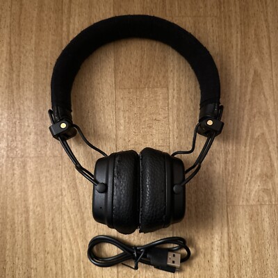 Marshall Major IV Kabelloser On-Ear-Kopfhörer - Schwarz 