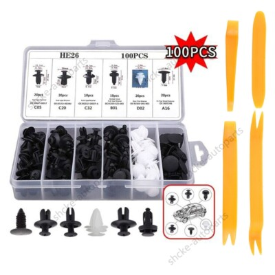 #ad For Honda CAR 100x Box Set Bumper Fender Liner Push Type Retainer Clips Fastener $6.00