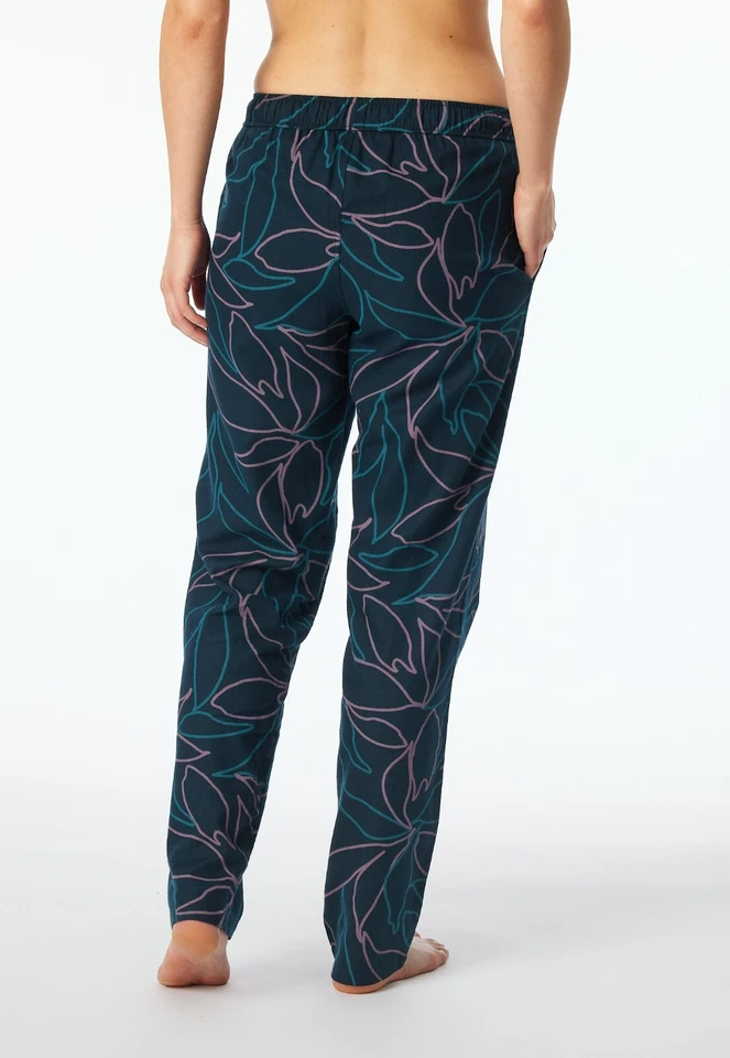 SCHIESSER Damen Mix & Relax Hose 100% Cotten Pyjamahose Schlafhose 36-48 S-4XL - Bild 2 von 4