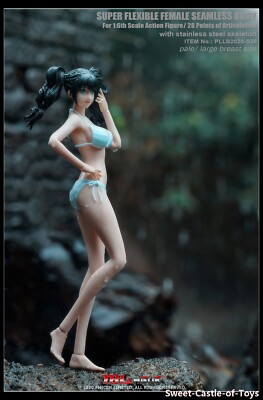 1/6 Phicen Anime Girl Steel Skeleton Body Pale Large Bust S36 w