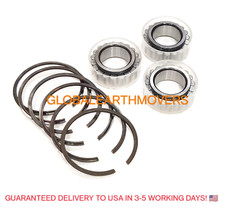 JCB BACKHOE- HUB ROLLER BEARING W. CIRCLIPS, 3 SETS (PART# 907/50200 821/00209)