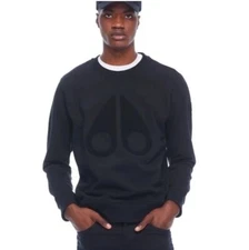 Moose Knuckles Logo Sweatshirt in Black Please Check Measurements Provided