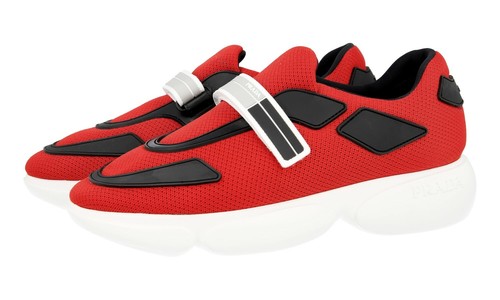 prada cloudbust sneakers red