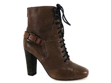 Plenty By Tracy Reece Women's Rebel Boots Cognac Brown Leather Size EU 38/US 8M