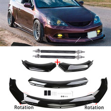 Front Bumper Lip Part Accessories Splitter Spoiler For Acura Rsx Dc5 Gloss B
