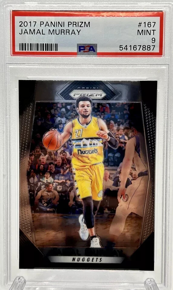 Jamal Murray 2017 Panini Prizm #167 PSA 9 Nuggets 2nd Yr.
