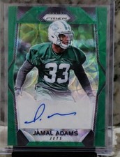 2017 Panini Prizm Jamal Adams Green Scope Refractor Rookie RC Auto /99 Seahawks