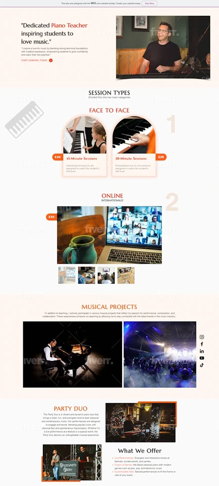 WIX Website Design/Redesign - Revisions - Image 2 of 4
