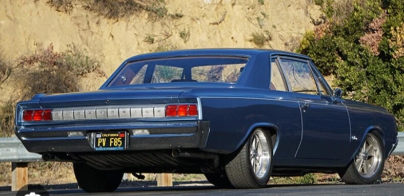 1964 Oldsmobile F-85 Rear Chrome Tail Center Panel & 5 Nuts Restoration - Image 2 of 4