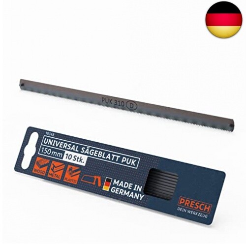 Presch UniversalsäGeblatt Puk 150Mm 10 Stk. - Original Puk SäGebläTter Set FüR 1-image