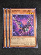 Yugioh - 3X Raidraptor - Fuzzy Lanius WIRA-EN017 1st Edition Common NM
